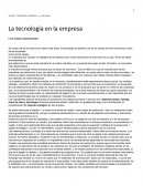 La tecnología en la empresa