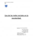 Uso de las redes sociales en la escolaridad