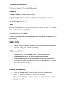 Práctica docente frente los actos de discriminación en la escuela “San Juan Bautista” Zona Sur de la Pcia. De Buenos Aires