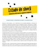 ESTADO DE SHOCK, LA INSDUSTRIA DEL NARCO Y LA GUERRA ESPURIA