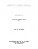 HISTORIA DE LA CONTABILIDAD, ESCUELAS REPRESENTATIVAS Y SU PRINCIPAL CARACTERÍSTICA