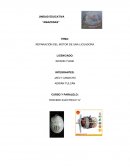 REPARACIÓN DEL MOTOR DE UNA LICUADORA