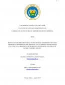 PROYECTO PARA IMPLEMENTAR UN NUEVO SISTEMA ADMINISTRATIVO PARA MEJORAR EL RENDIMIENTO DEL PERSONAL EN LA EMPRESA TRANSCONCEM CÍA. LTDA. EN LA PROVINCIA DE PICHINCHA CANTÓN QUITO, SECTOR ELOY ALFARO Y SHYRIS, AÑO 2017.