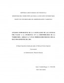 ANÁLISIS COMPARATIVO DE LA CANCELACION DE LAS CUENTAS POR PAGAR Y LA INCIDENCIA EN LA DISPONIBILIDAD DE LA “FERRETERÍA GRILLO C.A”, EN EL PRIMER SEMESTRE DEL 2010 AL SEGUNDO SEMESTRE DEL 2010