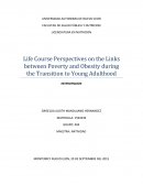 Life Course Perspectives on the Links between Poverty and Obesity during the Transition to Young Adulthood