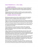 NÚCLEO PROBLEMÁTICO No. 1. ETICA Y MORAL