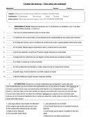 Control de lectura: “Cien años de soledad”