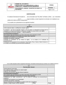 PROCESO EMISION DE TITULOS. Página 1