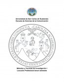 Métodos y Técnicas de Investigación