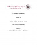 Contabilidad Financiera I Investigación Bibliográfica