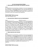 Acta de legalización de firmas