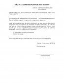 Solicito: Certificado de estudios Secundarios