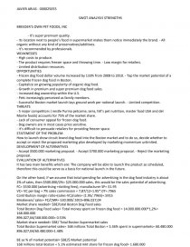 SWOT ANALYSIS STRENGTHS. Página 1