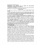 HONORABLE SALA PRIMERA DE LA CORTE DE APELACIONES CONSTITUIDA EN TRIBUNAL DE AMPARO: AMPARO