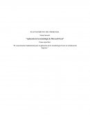 Una nueva “Aplicación de la metodología de Microsoft Excel”