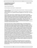 Como se da el Analisis de texto de Vidal de la Blache. Geografía regional