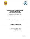 INFORME DE EVALUACIÓN PSICOLÓGICA