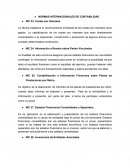 NORMAS INTERNACIONALES DE CONTABILIDAD