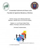 Materia: Psicología y desarrollo profesional.