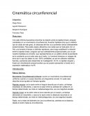 Informe Fisica - Cinemática circunferencial