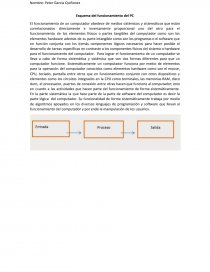 Esquema del funcionamiento del PC. Página 1