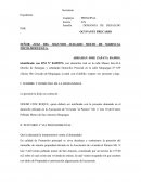 DEMANDA DE DESALOJO POR OCUPANTE PRECARIO