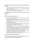 Cuestionario de Derecho Internaciona