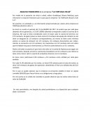 ANALISIS FINANCIERO de la empresa “LA TORTUGA VELOZ”