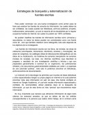 Estrategias de búsqueda y sistematización de fuentes escritas