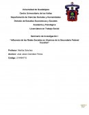 Influencia de las Redes Sociales en Alumnos de la Secundaria Federal Cocollan