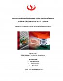 PROPUESTA DEL PERÚ PARA DESAPROBAR UNA DECISIÓN EN LA NEGOCIACIÓN EVENTUAL DE UN TLC CON INDIA