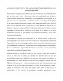 CAUSAS Y CONSECUENCIA DEL AGUA EN EL FUNCIONAMIENTO DE LOS MACIZOS ROCOSOS