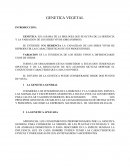 GENETICA VEGETAL