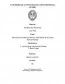 Informe de los baños del edificio Julio Ravelo de la fuente (Ruinas Nuevas)