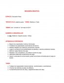 PLANIFICACION Lograr la confianza de las posibilidades de plantear y resolver problemas motores.