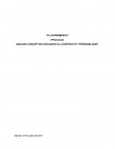 ANALISIS CONCEPTOS ASOCIADOS AL CONSTRUCTO "PERSONALIDAD"