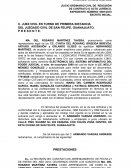 JUICIO ORDINARIO CIVIL DE RESCISIÓN