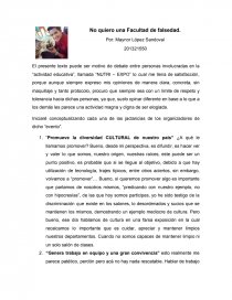 Iniciaré conceptualizando cada una de las jactancias de los organizadores de dicho “evento”.. Página 1