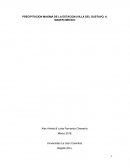 PRECIPITACION MAXIMA DE LA ESTACION (VILLA DEL GUSTAVO, A. MADER) MEXICO