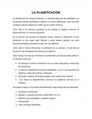 LA PLANIFICACIÓN,ANALISIS DEL ENTORNO