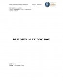 RESUMEN LIBRO ALEX DOG BOY
