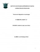 Técnicas de diagnóstico en psicología