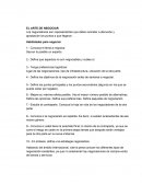 El arte de negociar. Habilidades para negociar