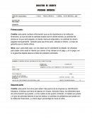 Explicacion solicitud de credito de persona juridica