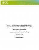 Fundamentos de la Prevención de Riesgo empresa Metalmecánica