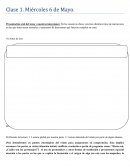 Clase 1. Miércoles 6 de Mayo