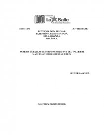 TESIS MECANICA FUNDACION LA SALLE. Página 1