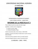 Informe N3 Quimica General Determinación de acidez total del vinagre