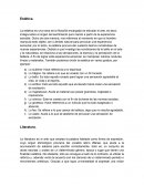 Estética y Literatura