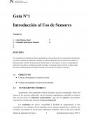 Guía N°1 Introducción al Uso de Sensores